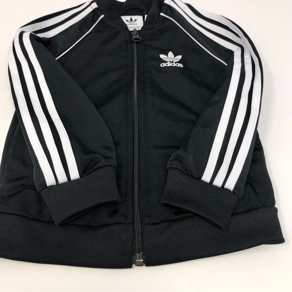 Adidas Classic Logo Zip up Track Jacket Baby Size 18M - Picture 6 of 12